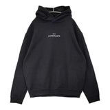 MAISON MARGIELA 反転ロゴ リバースロゴ サイズ44 プルオーバー スウェット フーディ パーカー ブラック メンズ メゾンマルジェラ【中古】6-0804M♪