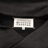 MAISON MARGIELA 反転ロゴ リバースロゴ サイズ44 プルオーバー スウェット フーディ パーカー ブラック メンズ メゾンマルジェラ【中古】6-0804M♪