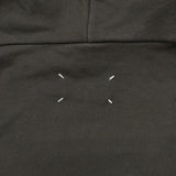 MAISON MARGIELA 反転ロゴ リバースロゴ サイズ44 プルオーバー スウェット フーディ パーカー ブラック メンズ メゾンマルジェラ【中古】6-0804M♪