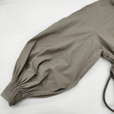HYKE taslan twill dress タスランツイルドレス サイズ1 211-16100 ベルト付き ワンピース カーキ レディース ハイク【中古】6-0925T♪