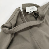 HYKE taslan twill dress タスランツイルドレス サイズ1 211-16100 ベルト付き ワンピース カーキ レディース ハイク【中古】6-0925T♪