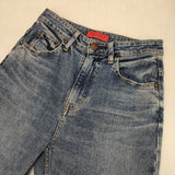 RED CARD/TOMORROWLAND 別注 ブーツカットデニムパンツ サイズ24 デニムパンツ ライトブルー レディース レッドカード/トゥモローランド【中古】6-0930G∞
