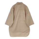 MADISONBLUE J.BRADLEY SHIRT コットン S 半袖 ブラウス シャツ ベージュ レディース マディソンブルー【中古】6-0826S∞
