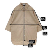 MADISONBLUE J.BRADLEY SHIRT コットン S 半袖 ブラウス シャツ ベージュ レディース マディソンブルー【中古】6-0826S∞