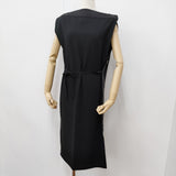 ISSEY MIYAKE 1325. 変形ドレス IL81FH333 サイズ3 ノースリーブ ワンピース ブラック レディース イッセイミヤケ1325.【中古】6-0806S♪