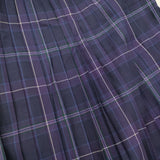 Hitomi Kiltmaker ヒトミキルトメーカー タータン キルトスカート プリーツ 定価48950円 サイズL-XL スカート スコティッシュヘザー パープル レディース【中古】6-0925T♪