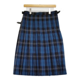 Hitomi Kiltmaker ヒトミキルトメーカー キルトスカート 定価44000円 サイズL-XL スカート ラムゼイブルー レディース【中古】6-0925T♪