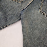 45R/45rpm サイズ28 ジーンズ 加工 デニムパンツ ブルー レディース フォーティーファイブアールピーエム【中古】6-1012G∞