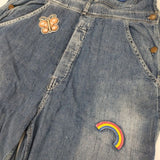 HYSTERIC GLAMOUR デニム サロペットパンツ コットン オーバーオール ブルー レディース ヒステリックグラマー【中古】6-1012M∞