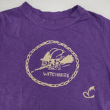 45R/45rpm ウィッチビーTシャツ コットン サイズ2 半袖Ｔシャツ カットソー パープル レディース フォーティーファイブアールピーエム【中古】6-0826S∞