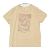 45R/45rpm ハイビスカス コットン サイズ2 半袖Ｔシャツ カットソー イエロー系 レディース フォーティーファイブアールピーエム【中古】6-0826S∞
