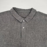中川政七商店 高島ちぢみのワイドワンピース プルオーバーワンピース コットン 墨 ワンピース グレー レディース 中川政七商店【中古】6-0826S∞