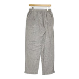 evam eva inen cotton tuck pants リネンコットンタックパンツ サイズ2 E241T153 定価27500円 パンツ 24SS グレー レディース エヴァムエヴァ【中古】6-0806M♪