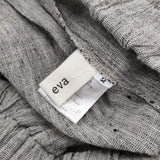 evam eva inen cotton tuck pants リネンコットンタックパンツ サイズ2 E241T153 定価27500円 パンツ 24SS グレー レディース エヴァムエヴァ【中古】6-0806M♪