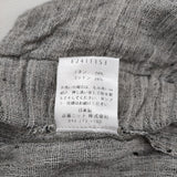 evam eva inen cotton tuck pants リネンコットンタックパンツ サイズ2 E241T153 定価27500円 パンツ 24SS グレー レディース エヴァムエヴァ【中古】6-0806M♪
