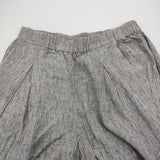 evam eva inen cotton tuck pants リネンコットンタックパンツ サイズ2 E241T153 定価27500円 パンツ 24SS グレー レディース エヴァムエヴァ【中古】6-0806M♪
