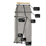 evam eva inen cotton tuck pants リネンコットンタックパンツ サイズ2 E241T153 定価27500円 パンツ 24SS グレー レディース エヴァムエヴァ【中古】6-0806M♪