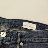 upper hights/L'Appartement WIDE DENIM THE LINA FEATHER DB w/t サイズ25 定価27500円 デニムパンツ 25SS ブルー レディース アッパーハイツ/アパルトモン【中古】6-0806G♪