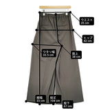 FRAMeWORK WEB限定/洗える UVカットワイドパンツ サイズ40 定価18700円 ストライプ パンツ 25SS ダークグレー レディース フレームワーク【中古】6-0806G♪