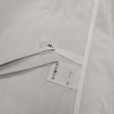 M medium バンドカラー コットン 日本製 ブラウス 長袖シャツ ホワイト レディース ミディアム/小暮美奈子さん【中古】6-0920M∞