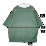 REMI RELIEF カットオフスリーブスウェット トレーナー 半袖 コットン 日本製 サイズF スウェット グリーン レディース レミレリーフ【中古】6-0807S△