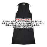 susuri コットンアイデリックドレス サイズ1 23-205 定価42900円 オーバードレス ジャンパースカート ワンピース 23SS ブラック レディース ススリ【中古】6-0806S♪