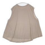 evam eva cotton sleeveless pullover E231C223 日本製 ノースリーブ Ｔシャツ カットソー 23SS ベージュ レディース エヴァムエヴァ【中古】6-0807S△