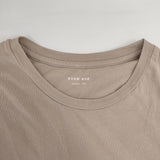 evam eva cotton sleeveless pullover E231C223 日本製 ノースリーブ Ｔシャツ カットソー 23SS ベージュ レディース エヴァムエヴァ【中古】6-0807S△