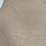 evam eva cotton sleeveless pullover E231C223 日本製 ノースリーブ Ｔシャツ カットソー 23SS ベージュ レディース エヴァムエヴァ【中古】6-0807S△