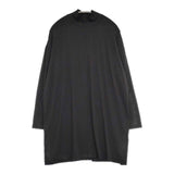 ISSEY MIYAKE バックスリット IM03JK203 レーヨンストレッチ チュニック ブラック レディース イッセイミヤケ【中古】6-0920M∞