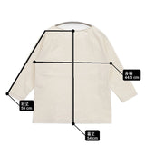 wazawaza/yohaku パン屋のTシャツ コットン Ｔシャツ カットソー ベージュ キナリ レディース わざわざ/ヨハク【中古】6-1003M∞
