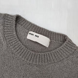 evam eva wool lily E241K005 ウールリリー セーター ニット 24SS グレー レディース エヴァムエヴァ【中古】6-0920M∞