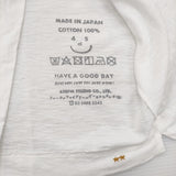 45R/45rpm ゴートンくんべタッチプリント908Tシャツ サイズ2 長袖Ｔシャツ カットソー ロンＴ ホワイト グレー レディース フォーティーファイブアールピーエム【中古】6-0804M♪
