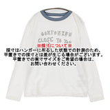 45R/45rpm ゴートンくんべタッチプリント908Tシャツ サイズ2 長袖Ｔシャツ カットソー ロンＴ ホワイト グレー レディース フォーティーファイブアールピーエム【中古】6-0804M♪