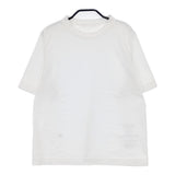 45R/45rpm コットン クルーネック 日本製 サイズ2 半袖Ｔシャツ カットソー ホワイト レディース フォーティーファイブアールピーエム【中古】6-0807S△