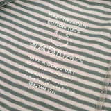 45R/45rpm 4545縞の908オーシャンTシャツ 定価15400円 長袖Ｔシャツ カットソー ロンＴ ベージュ カーキ レディース フォーティーファイブアールピーエム【中古】6-0930M∞