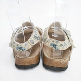 BIRKENSTOCK Birki's 花柄 ナロー幅 サイズ24cm サンダル ベージュ ミズイロ レディース ビルケンシュトック【中古】6-0803S◎