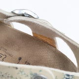 BIRKENSTOCK Birki's 花柄 ナロー幅 サイズ24cm サンダル ベージュ ミズイロ レディース ビルケンシュトック【中古】6-0803S◎