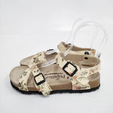 BIRKENSTOCK Papillio 花柄 サイズ24cm サンダル ベージュ レディース ビルケンシュトック【中古】6-0803S◎