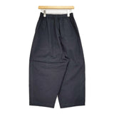 JURGEN LEHL J0161FP402 コットンむら糸平厚手バルーンパンツ 定価42900円 イージー パンツ 26SS ネイビー レディース ヨーガンレール【中古】6-0806G♪