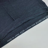 45R/45rpm インディゴ染め ロゴ パッチワーク 刺繍 コットン 日本製 サイズ1 半袖Ｔシャツ カットソー ネイビー レディース フォーティーファイブアールピーエム【中古】6-0807S△