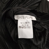 PLEATS PLEASE ISSEY MIYAKE PP41JK482 変形 アシンメトリー プリーツ ノースリーブ カットソー ブラック レディース プリーツプリーズ【中古】6-0731S♪