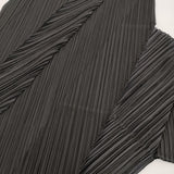 PLEATS PLEASE ISSEY MIYAKE PP41JK482 変形 アシンメトリー プリーツ ノースリーブ カットソー ブラック レディース プリーツプリーズ【中古】6-0731S♪
