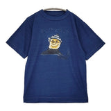 45R/45rpm オールドソルトべタッチプリントの908 45星Tシャツ OLD SALT 半袖Ｔシャツ カットソー ネイビー レディース フォーティーファイブアールピーエム【中古】6-0804S♪
