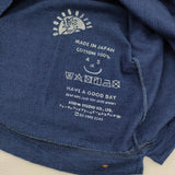 45R/45rpm オールドソルトべタッチプリントの908 45星Tシャツ OLD SALT 半袖Ｔシャツ カットソー ネイビー レディース フォーティーファイブアールピーエム【中古】6-0804S♪