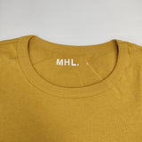 MHL. 595-168550 コットン 無地Tシャツ クルーネック サイズ2 半袖Ｔシャツ カットソー イエロー レディース エムエイチエル【中古】6-0807S△