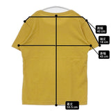 MHL. 595-168550 コットン 無地Tシャツ クルーネック サイズ2 半袖Ｔシャツ カットソー イエロー レディース エムエイチエル【中古】6-0807S△
