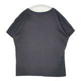 MHL. 595-168465 コットン 無地 ロールスリーブ クルーネック サイズ2 半袖Ｔシャツ カットソー チャコールグレー レディース エムエイチエル【中古】6-0807S△