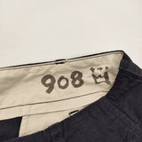 45R/45rpm リップストップの908チーゴパンツ 定価35200円 パンツ ネイビー 濃紺 レディース フォーティーファイブアールピーエム【中古】6-0804G♪