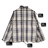 45R/45rpm インドリネンツイルのカシュクールブラウス 定価49500円 ブラウス シャツ ベージュ ネイビー レディース フォーティーファイブアールピーエム【中古】6-0804M♪